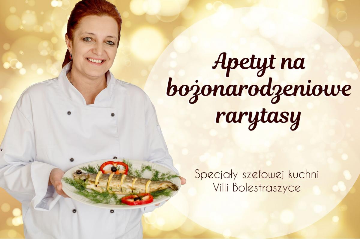 Przygotowaliśmy dla Was: sałatkę śledziową, pstrąga faszerowanego dorszem, zupę z grzybów leśnych, faszerowaną kaczkę oraz makowca!