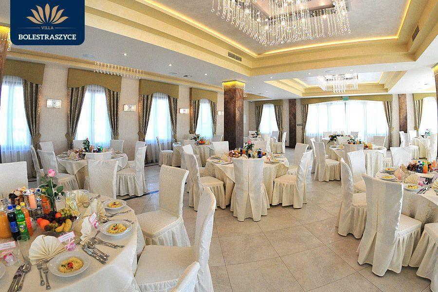 Sala weselna w Villi Bolestraszyce.<br/>fot.ze zbiorów Villi Bolestraszyce
