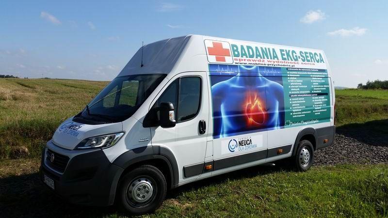W kardiobusie pacjenci będą mogli wykonać bezpłatne badanie EKG, zmierzyć ciśnienie i sprawdzać wskaźnik BMI.<br/>fot.materiały organizatora
