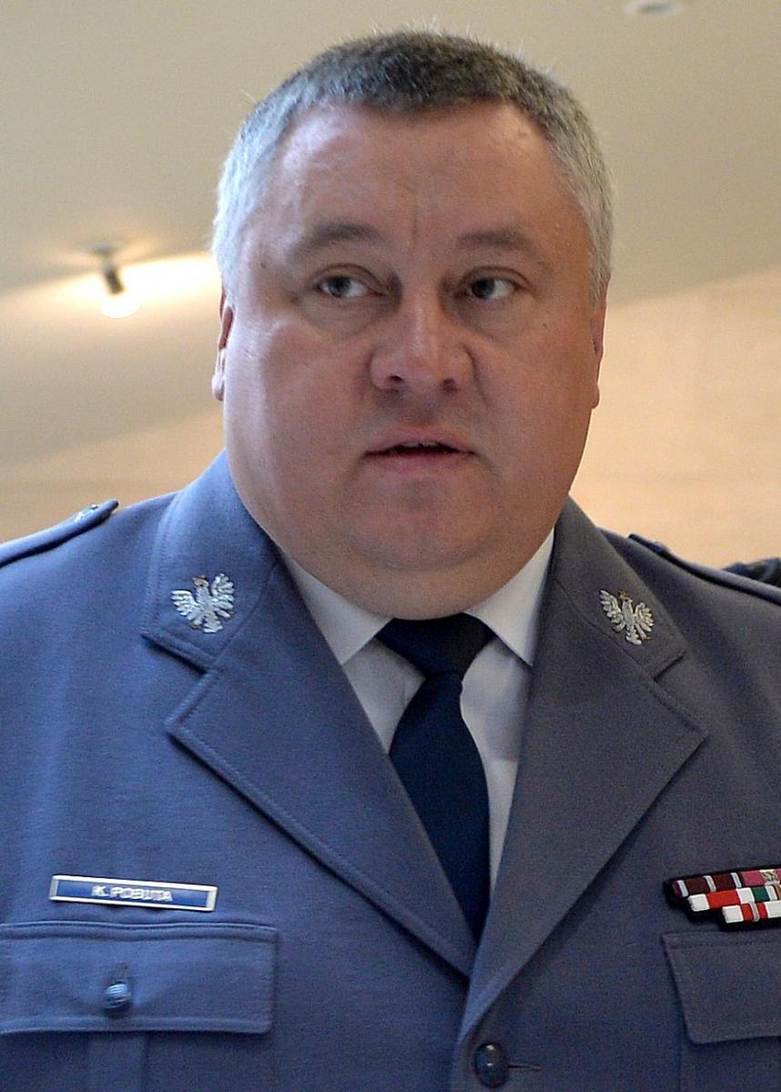 Nadinspektor Krzysztof Pobuta w poniedziałek, 23 bm. pożegnał się z rzeszowskim garnizonem i objął stanowisko szefa małopolskich policjantów.<br/>fot.zbiory własne