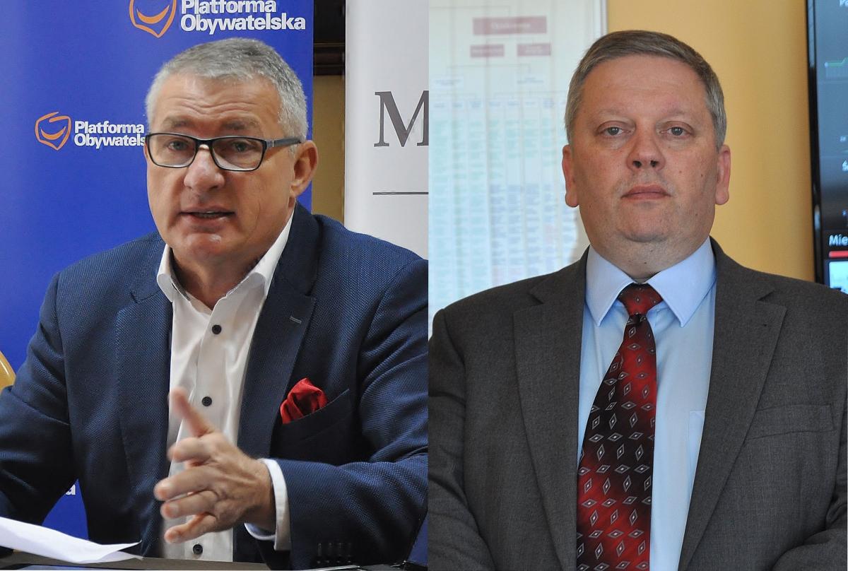 – Każdy obywatel naszego miasta, ma prawo wiedzieć na co i jak są wydawane publiczne pieniądze, bo przypomnę, że szpital wojewódzki jest szpitalem publicznym – mówi Marek Rząsa (z lewej).
Piotr Ciompa uważa, że zachowanie M. Rząsy to dowód braku pomysłu na zaistnienie w mediach, zwłaszcza wobec pozy