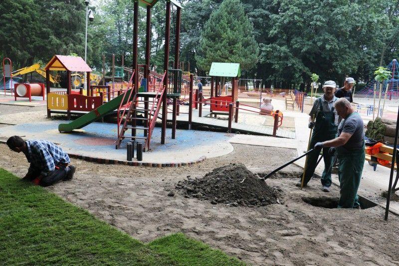 Plac zabaw w Ogródku Jordanowskim to inwestycja zrealizowana w ramach ubiegłorocznego budżetu obywatelskiego.<br/>fot.UM Jarosław