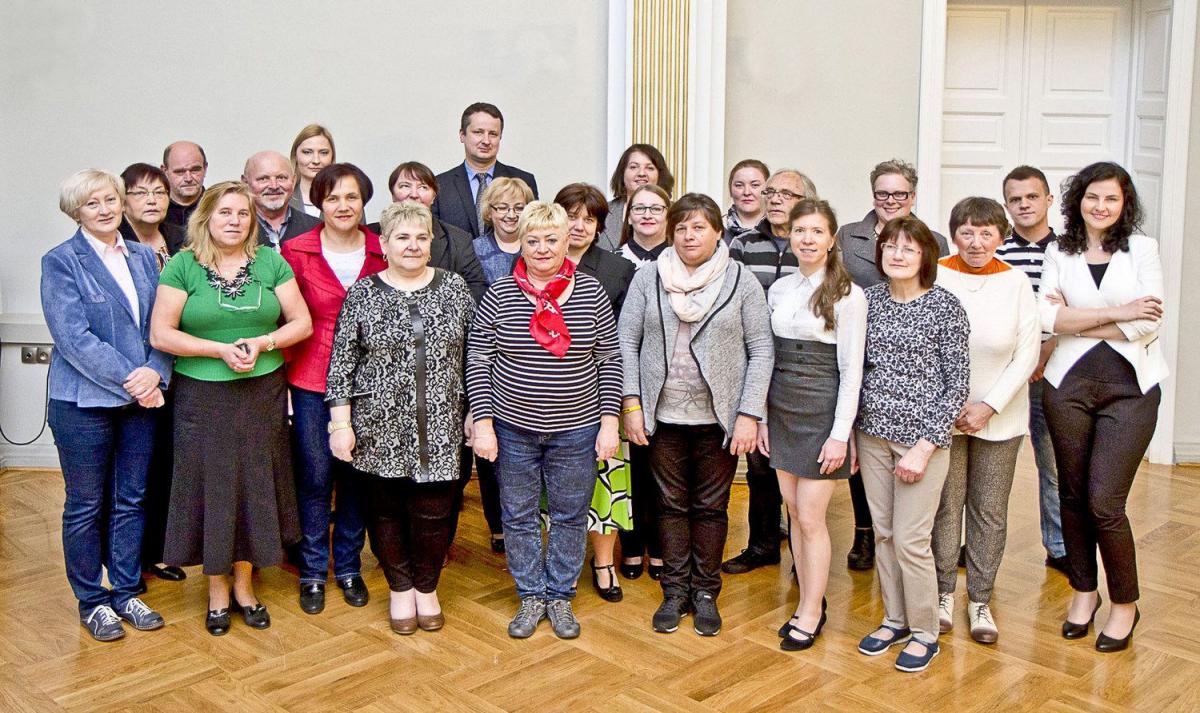 Aktualni pracownicy Przemyskiej Biblioteki Publicznej.<br/>fot.Jacek Szwic
