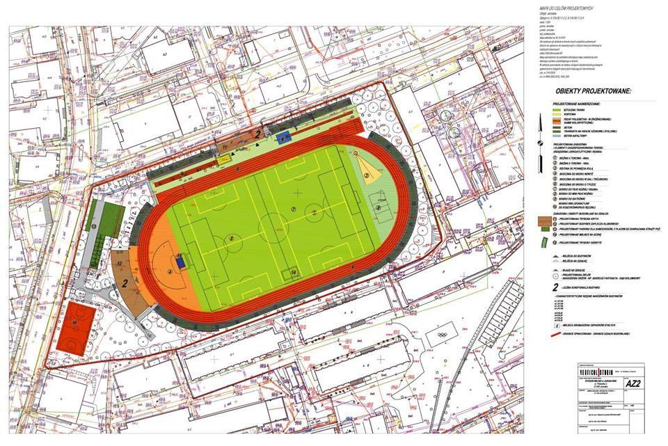 Stadion miejski ma się stać kompleksem pozwalającym na uprawianie większości dyscyplin lekkoatletycznych.