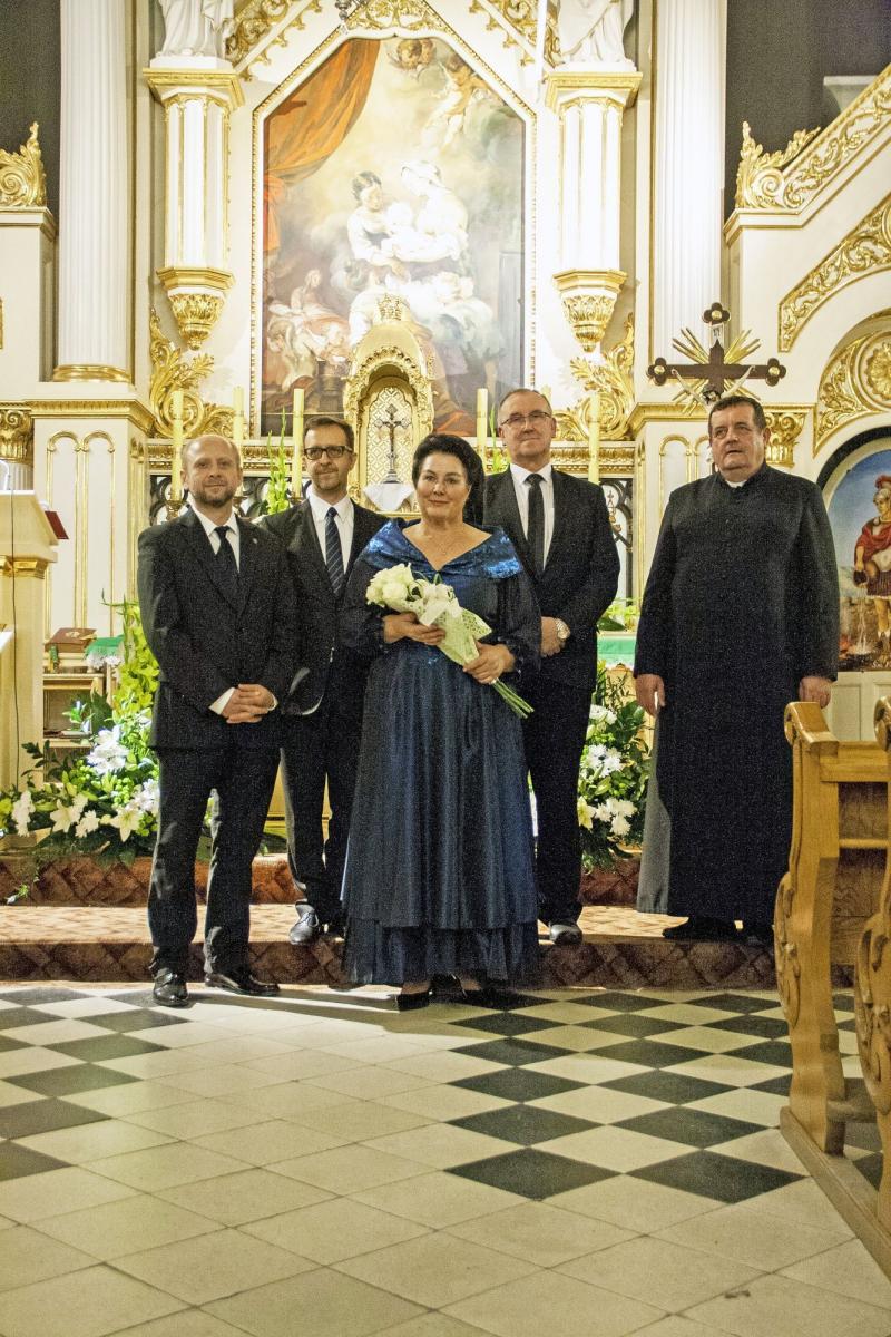 Artyści po koncercie: Grażyna Zielińska, Wacław Golonka i Maciej Lulek. <br/>fot.Marcin Materniak