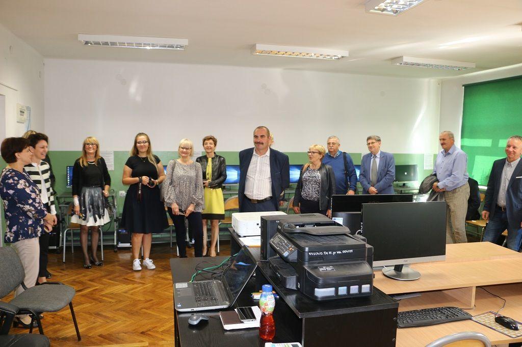 Przedstawiciele powiatu świeckiego podczas wizyty w Jarosławiu.<br/>fot.Starostwo Powiatowe w Jarosławiu