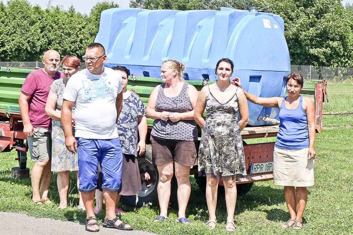 Mieszkańcy Korytnik narzekają na ciągłe braki wody.<br/>fot.Jacek Szwic