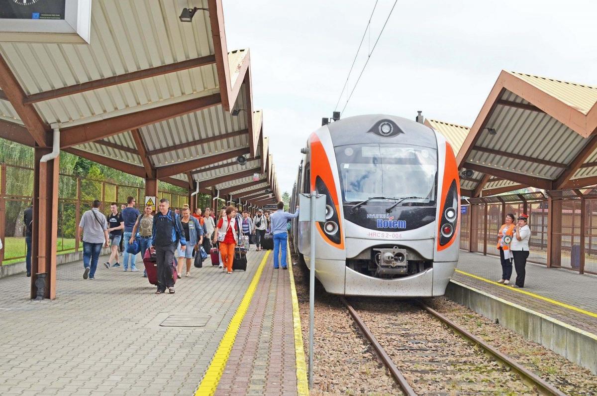 Pierwsza para pociągów Kijów – Przemyśl, Przemyśl – Kijów wyjechała w trasę 23 grudnia 2016 r. <br/>fot.Aleksandra Białoń