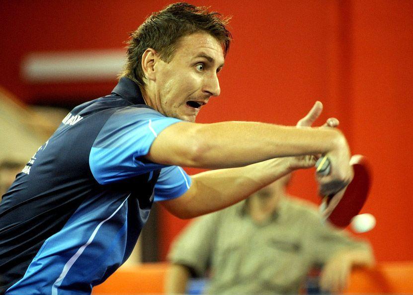 Dmitrij Prokopcov bardzo dobrze rozpoczął mecz swojej drużyny w Bytomiu.<br/>fot.www.isport.cz