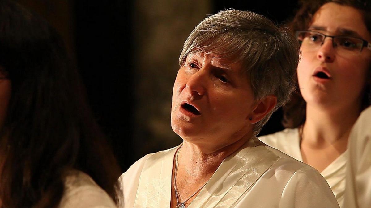 Maria Wróbel podczas koncertu Twojego Nieba.