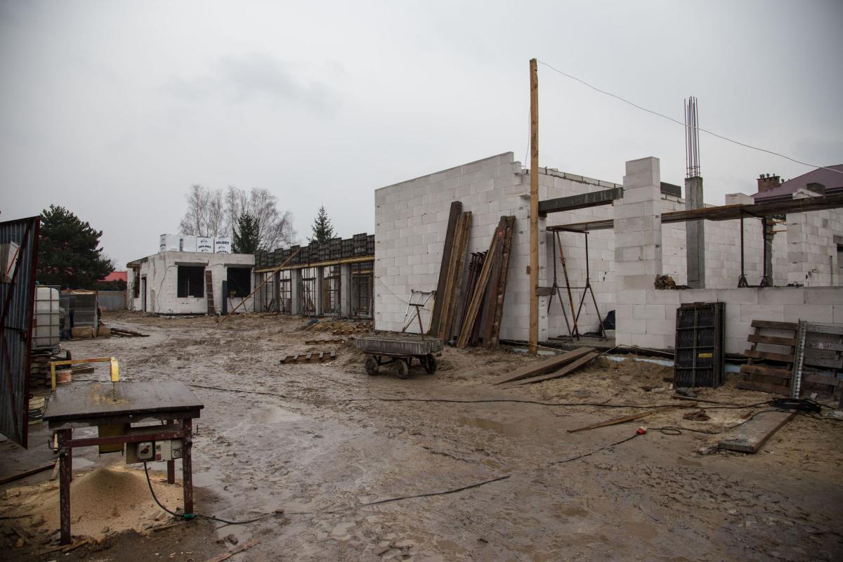 Przebudowa budynku dydaktycznego przy Zespole Szkół w Lubaczowie.<br/>fot.Kamil Jacek Zarański