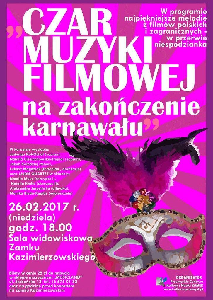 Oficjalny plakat koncert na Zamku Kazimierzowskim.<br/>fot.PCKiN Zamek