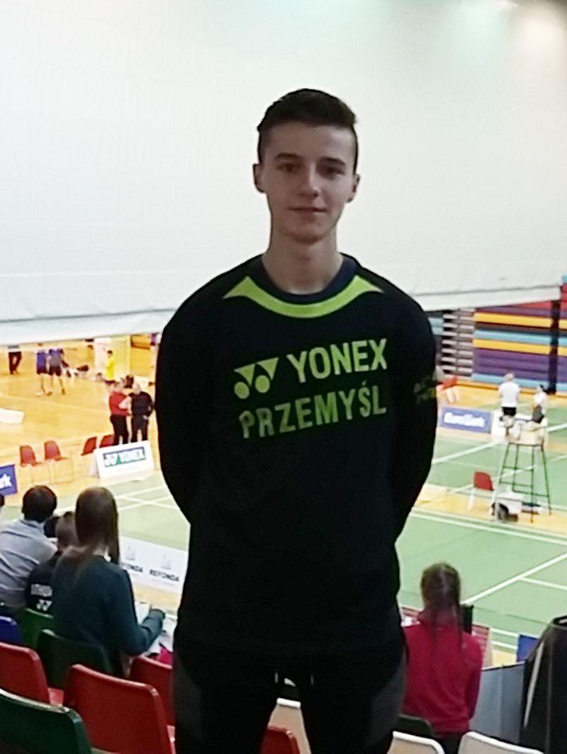Patryk Kordek wywalczył brąz w deblu z mocno obsadzonym turnieju w estońskim Tartu.<br/>fot.ze zbiorów własnych