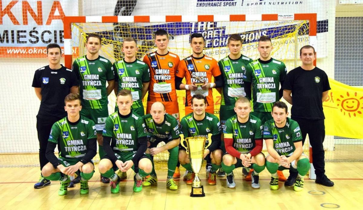 Podkarpacki Puchar Polski w futsalu Góral Tryńcza zdobył drugi raz z rzędu.<br/>fot.Góral Tryńcza