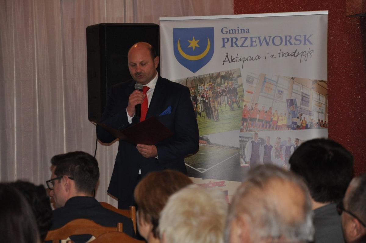 Seminarium podsumowujące otworzył wójt gminy Przeworsk Daniel Krawiec.<br/>fot.UG Przeworsk