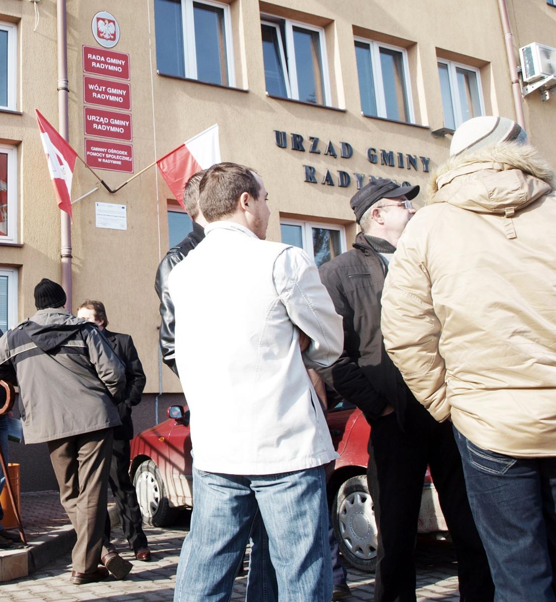 Gminny Ośrodek Pomocy Społecznej znajduje się w budynku Urzędu Gminy w Radymnie.<br/>fot.Mariusz Godos