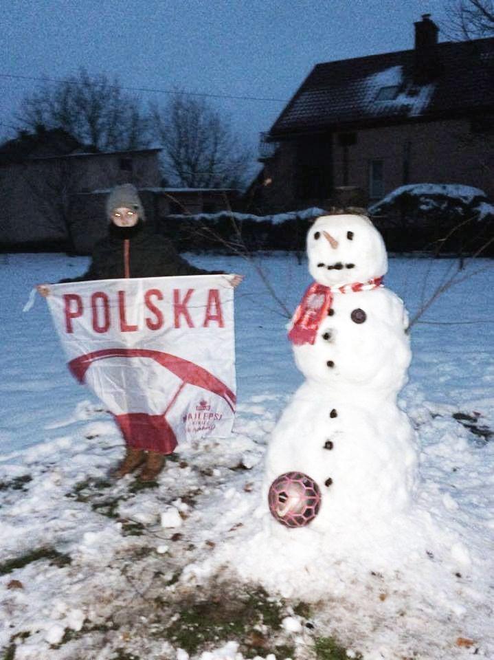 Bałwan Kacpra Wilowskiego zdobył najwięcej głosów.<br/>fot.ze zbiorów własnych