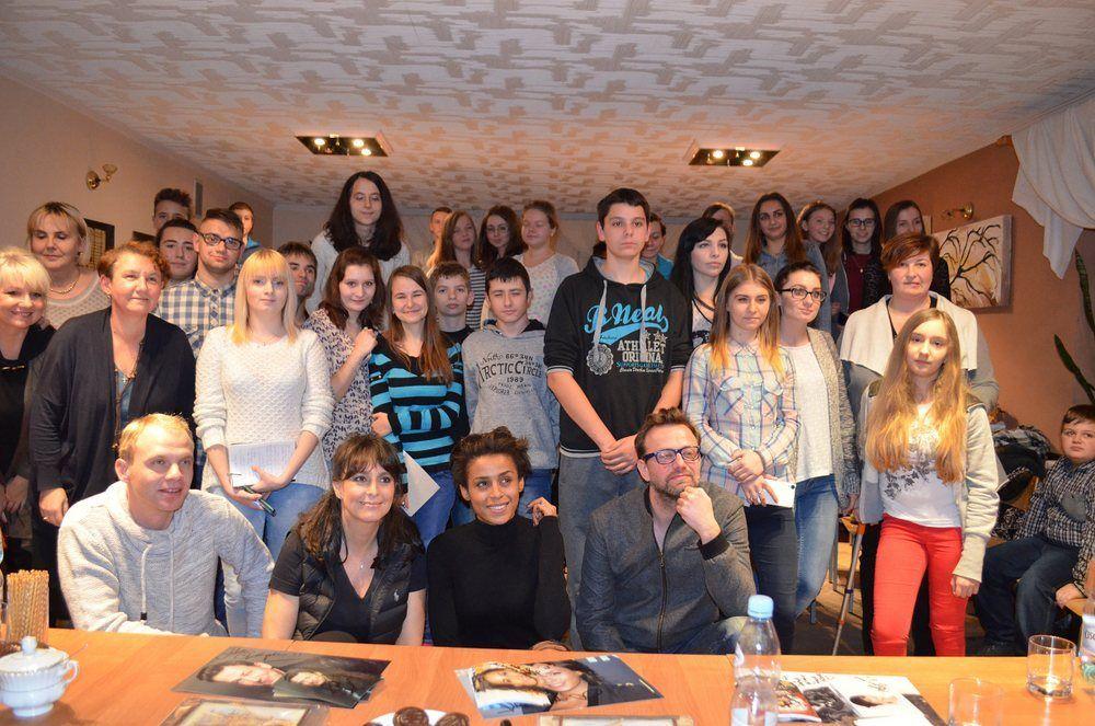 Aktorzy Anna Korcz, Aleksandra Szwed, Łukasz Konopka, Kazimierz Mazur opowiadali o kulisach sławy.<br/>fot.Aleksandra Białoń