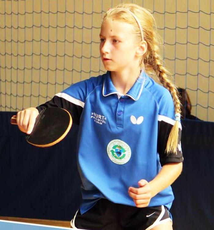 Martyna Gołąb znakomicie spisała się podczas II Grand Prix Podkarpacia młodziczek.<br/>fot.ze zbiorów własnych