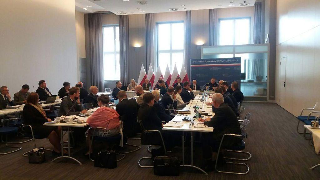 Posiedzenie odbyło się w siedzibie Ministerstwa Spraw Wewnętrznych i Administracji.<br/>fot.www.przemysl.pl