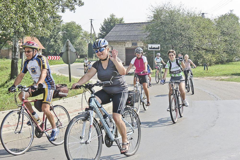 Uczestnicy niedzielnego rajdu pokonali 35 kilometrów.<br/>fot.Barbara Chmura