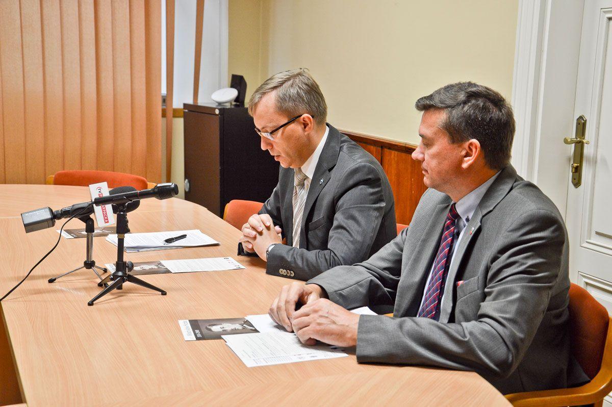 Zmiany w budżecie obywatelskim w 2017 r. przedstawił podczas konferencji prasowej zastępca prezydenta miasta Grzegorz Hayder.<br/>fot.Witold Wołczyk