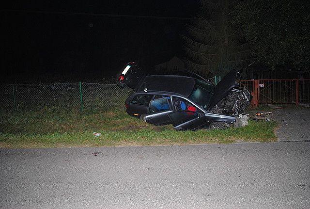 Miejsce wypadku.<br/>fot.KPP Lubaczów