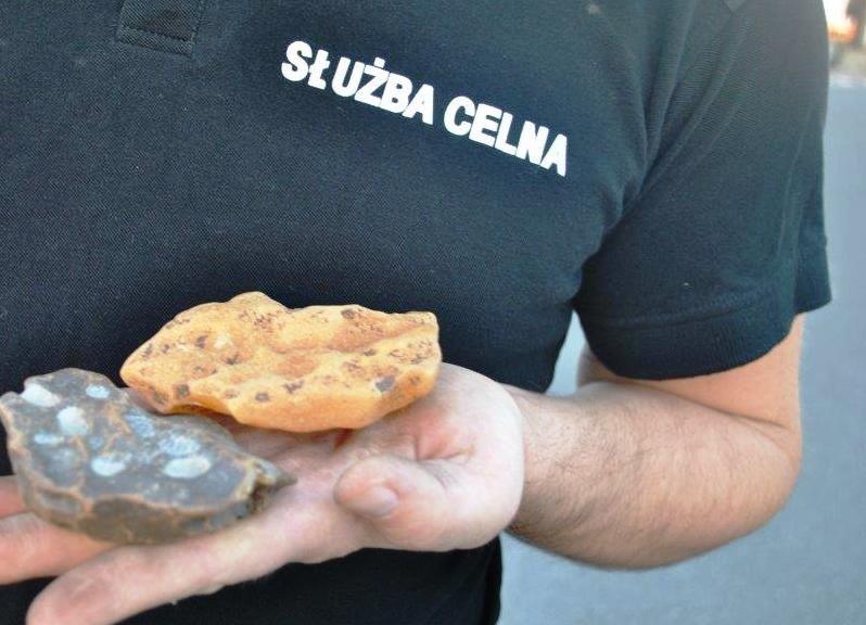 Przechwycony bursztyn.<br/>fot.serwis IC Przemyśl