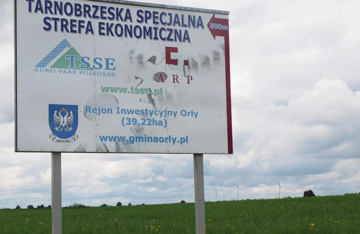 W pełni uzbrojona podstrefa w gminie Orły działa od dwóch lat, a z 40 hektarów pozostało ledwie 10. Ale i na nie są chętni.<br/>fot.Mariusz Godos