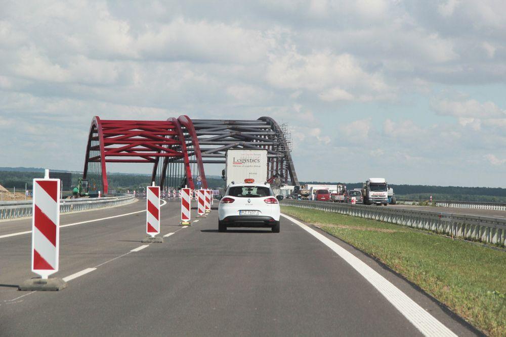 Przed węzłem Przeworsk jeszcze trwają prace.