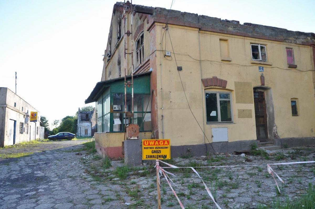 Tak wygląda pogorzelisko obecnie.<br/>fot.Paweł Bugira
