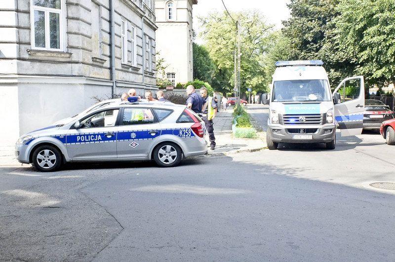 Policyjny pościg za pijanym kierowcą zakończył się na ulicy Barskiej. <br/>fot.Jacek Szwic