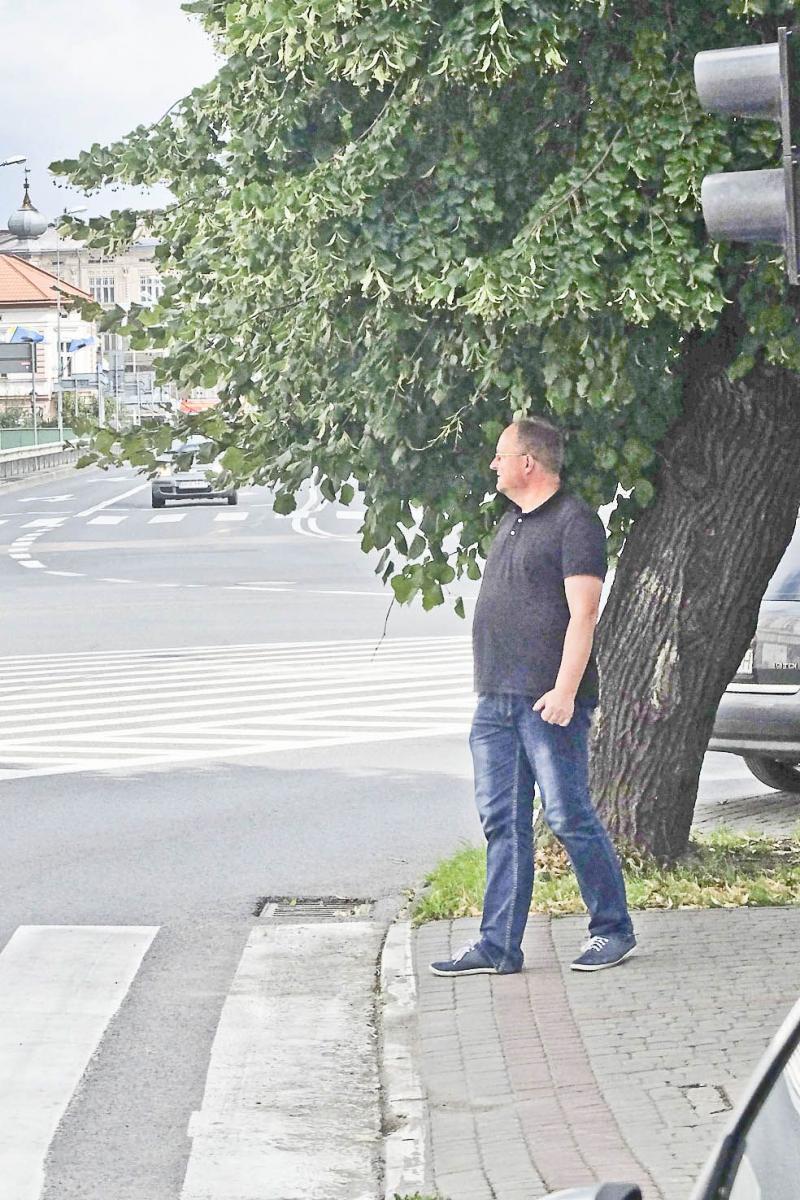 Gałęzie skutecznie zasłaniają widok w prawo. <br/>fot.Jacek Szwic