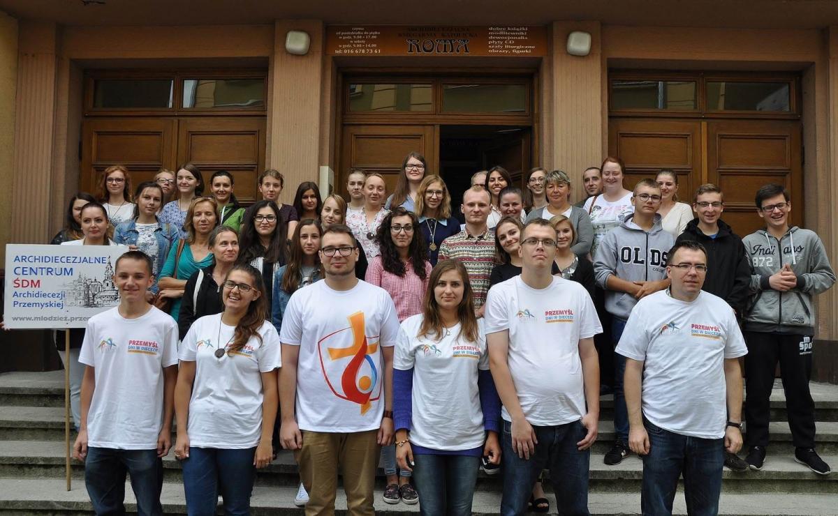 Przemyscy wolontariusze Dni w Diecezji.<br/>fot.Paweł Bugira