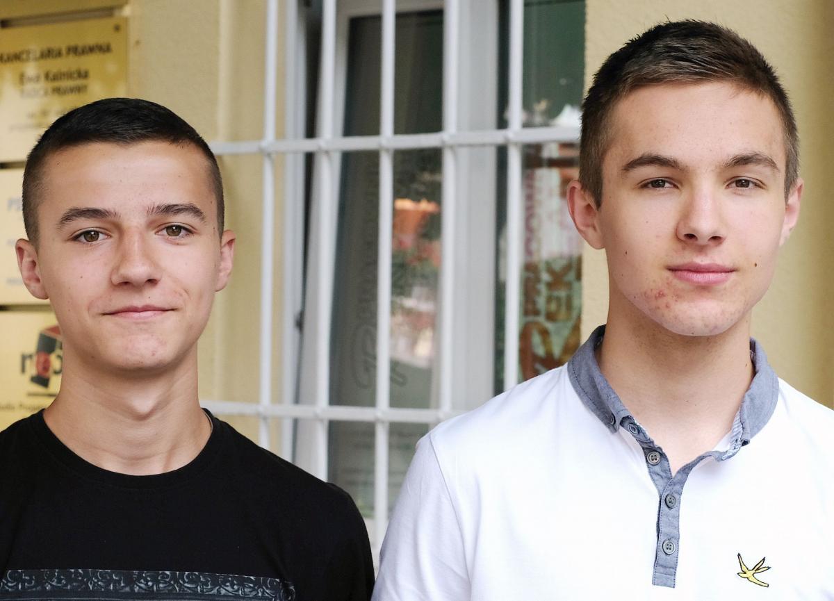 Patryk Kordek (z lewej) i Norbert Świerk.<br/>fot.ze zbiorów własnych