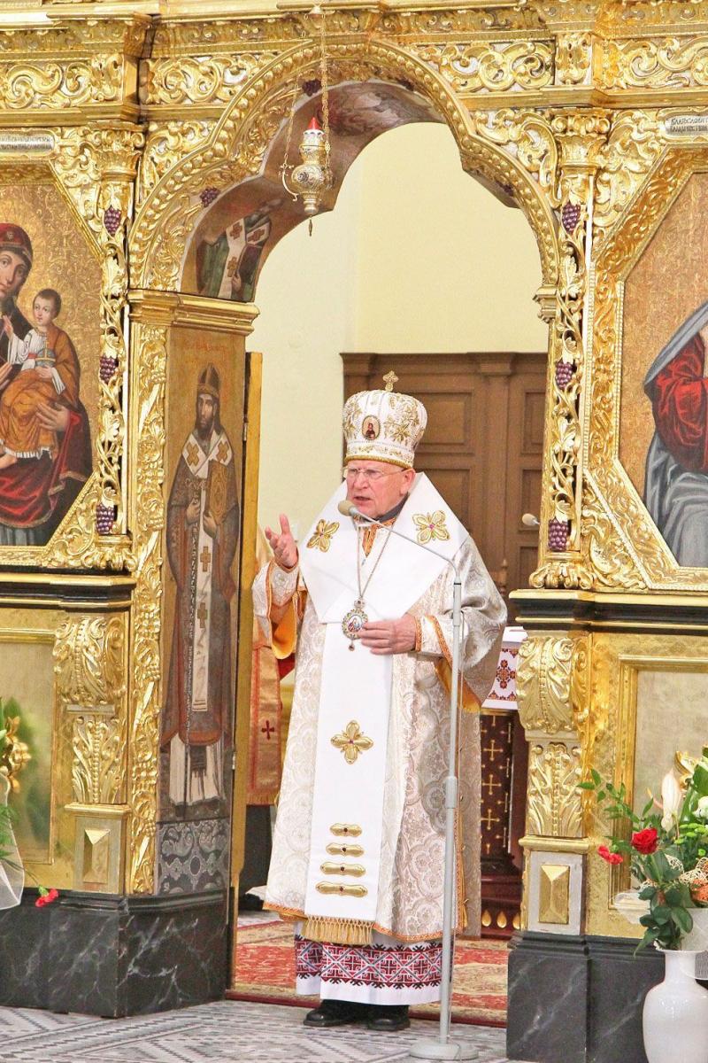 – Módlmy się, żeby nie było nienawiści – mówił arcybiskup Jan Martyniak.<br/>fot.Jacek Szwic