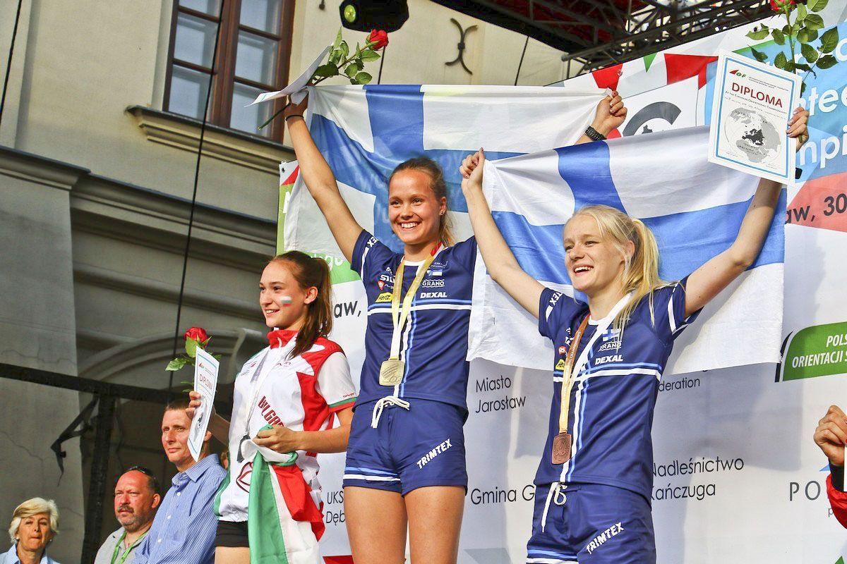 Zuzanna Morawska zakończyła mistrzostwa z dwoma medalami.<br/>fot.UM Jarosław