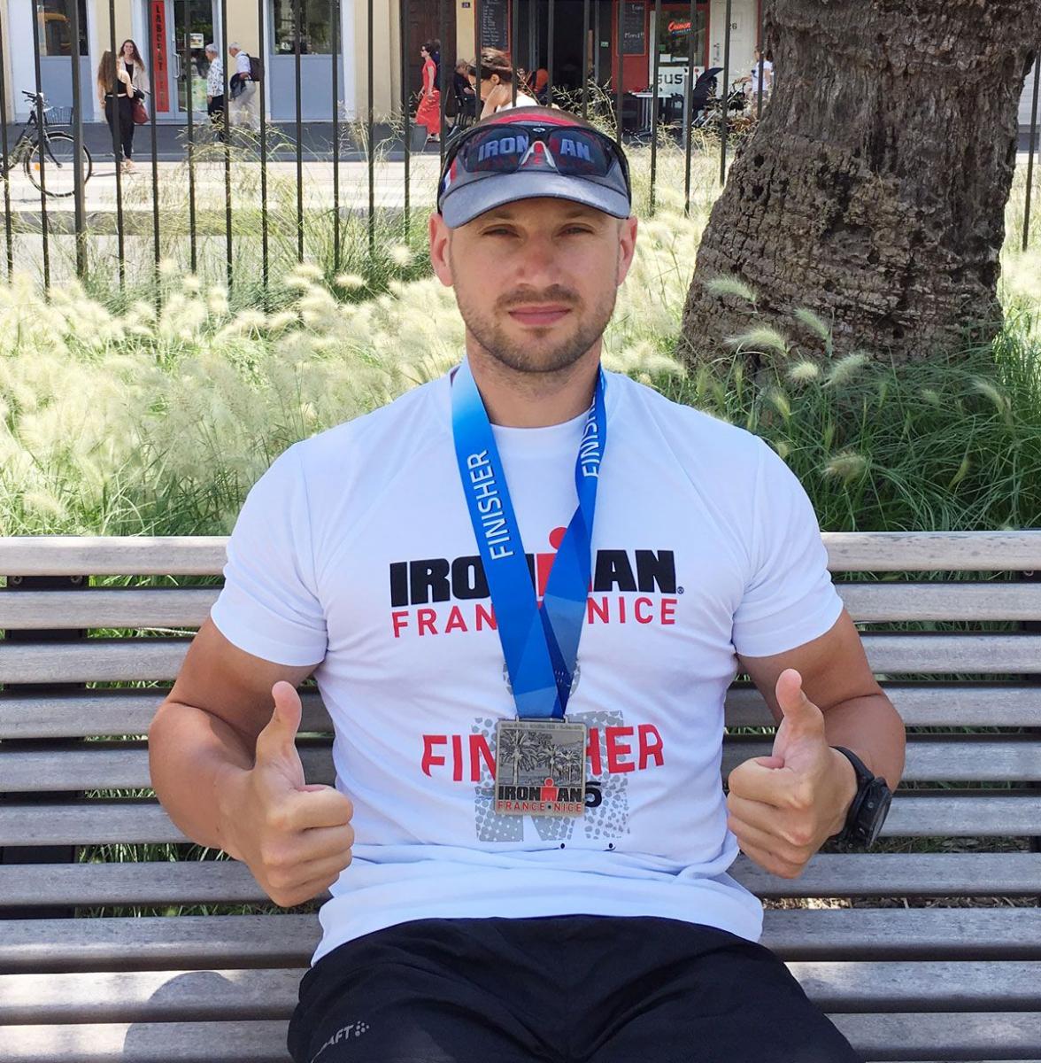 Przemyślanin Marek Zubilewicz ukończył jedną z najtrudniejszych triathlonowych imprez w Europie. To wielki sukces. <br/>fot.ze zbiorów własnych M. Zubilewicza