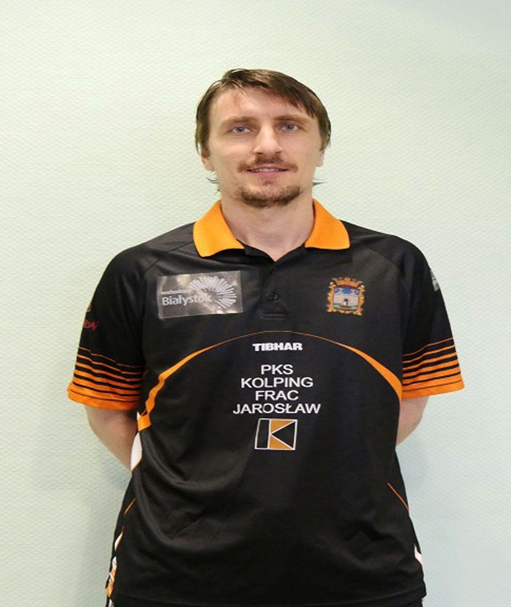 Reprezentant Czech Dmitrij Prokopcov jest ostatnim nowym zawodnikiem Kolpinga FRAC Jarosław przed nadchodzącym sezonem.<br/>fot.www.kolping-frac-jaroslaw.pl