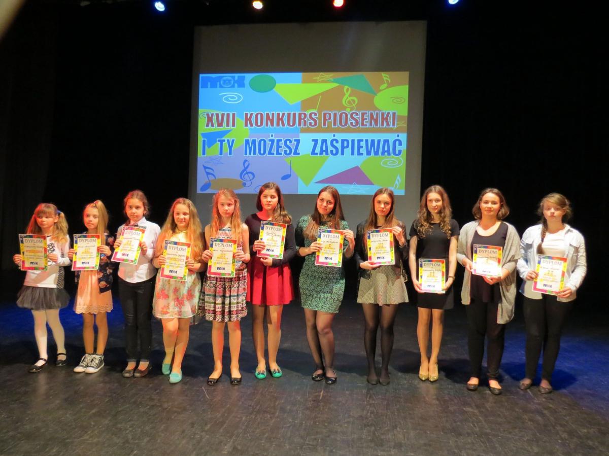 Laureatki XVII konkursu piosenki „I ty możesz zaśpiewać”.<br/>fot.archiwum