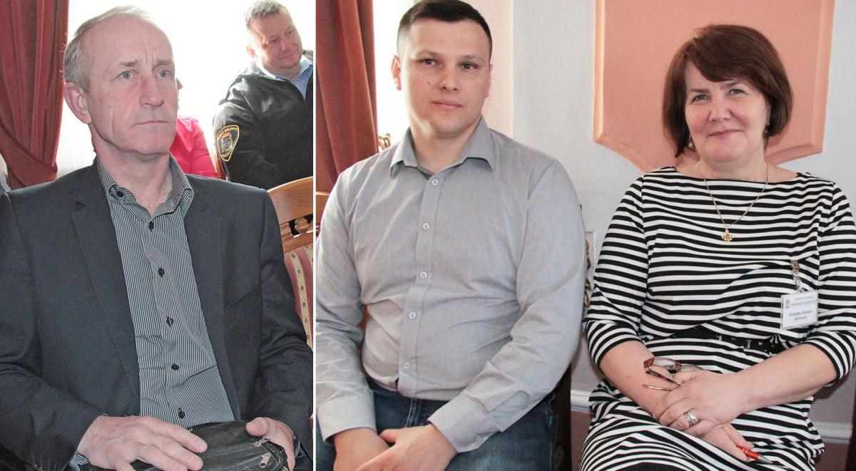 Wiesław Strzępek, Marcin Nazarewicz oraz Grażyna Strzelec – tylko oni ze 105 wybranych do rad dzielnic przyszli na pierwszą po powołaniu sesję miejską.<br/>fot.Roman Kijanka