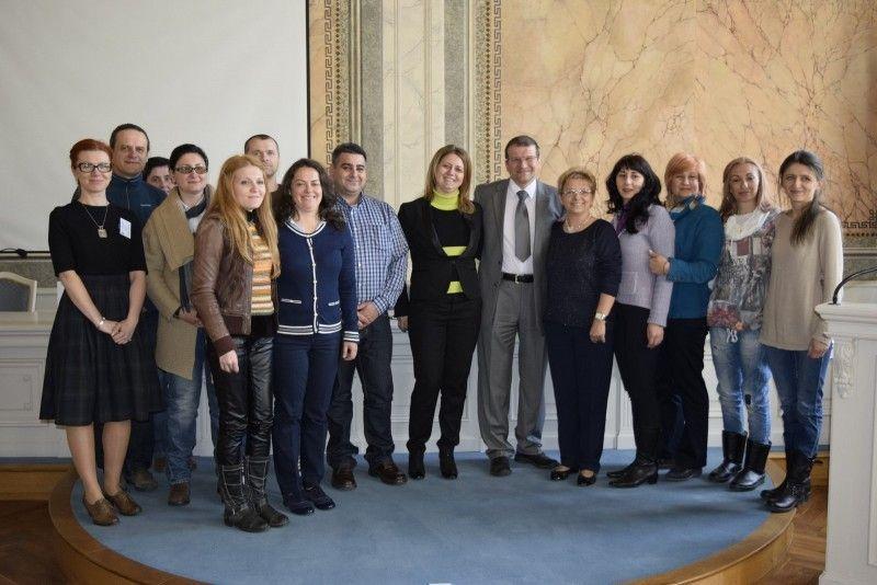 Partnerzy projektu w przemyskim magistracie.<br/>fot.ze zbiorów własnych
