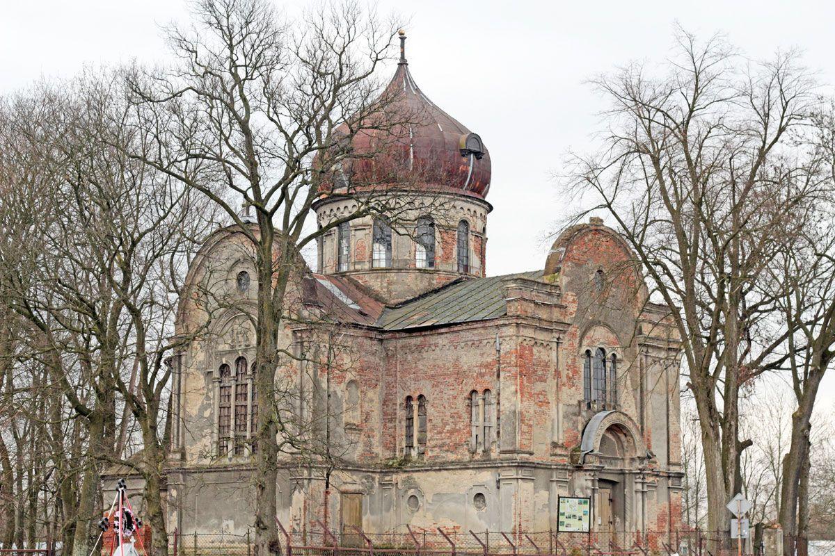 Cerkiew z zewnątrz.<br/>fot.Justyna Zając