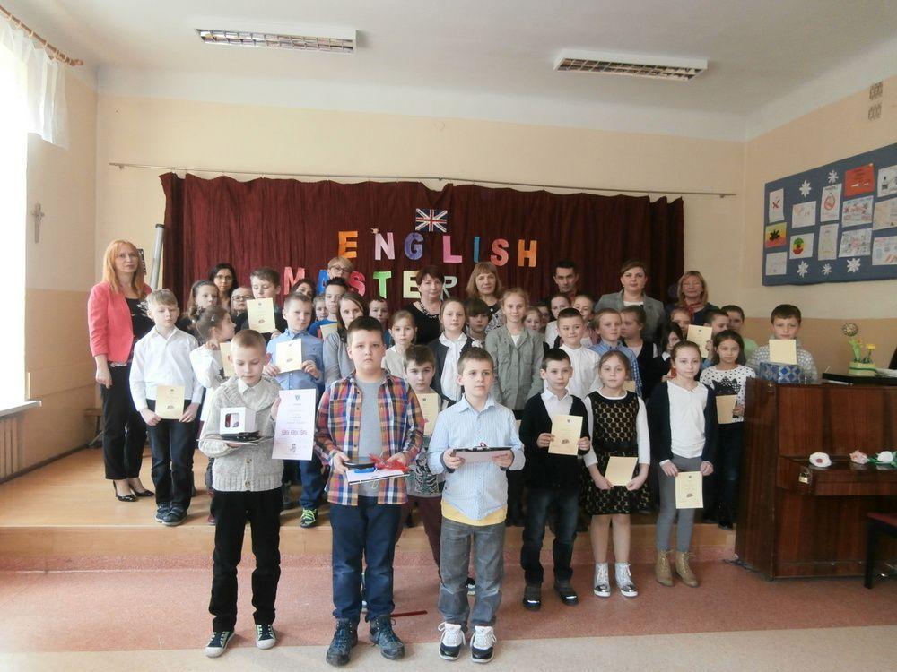 W prestiżowym konkursie „English Master” wzięło udział 39 trzecioklasistów.