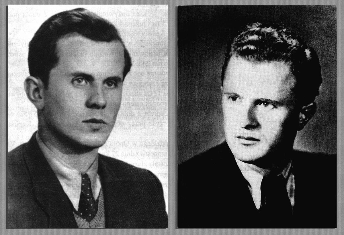 Bohaterscy bracia Cieśla: Tadeusz (z lewej) i Edward (z prawej).<br/>fot.ze zbiorów IPN oddział Rzeszów