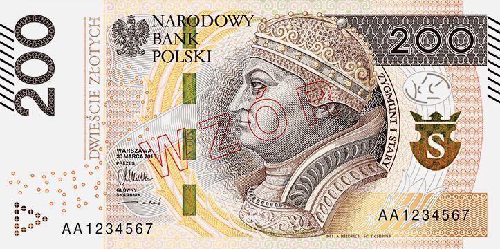 Na nowym banknocie umieszczono m.in. nitkę okienkową z efektem zmienności optycznej.