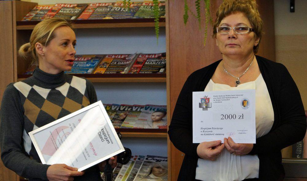 Przedstawicielki rzeszowskiego hospicjum.<br/>fot.Bogusława Pajda