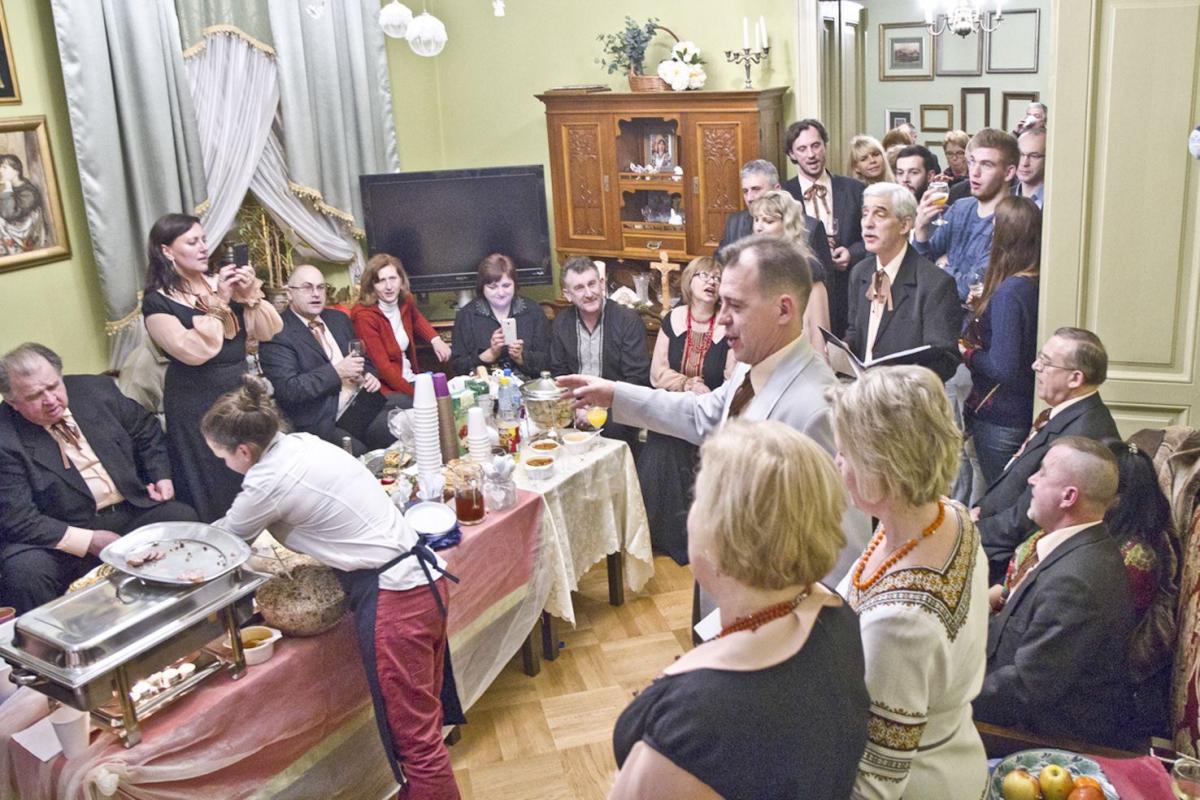 Wspólne kolędowanie.