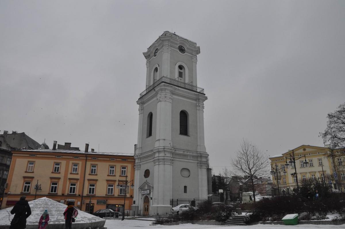 Hejnał najprawdopodobniej będzie rozbrzmiewał z wieży zegarowej.<br/>fot.Paweł Bugira