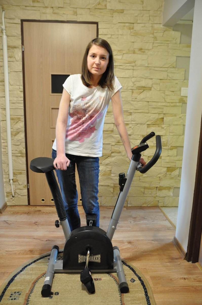 Martyna konsekwentnie walczy o powrót do sprawności. <br/>fot.Paweł Bugira